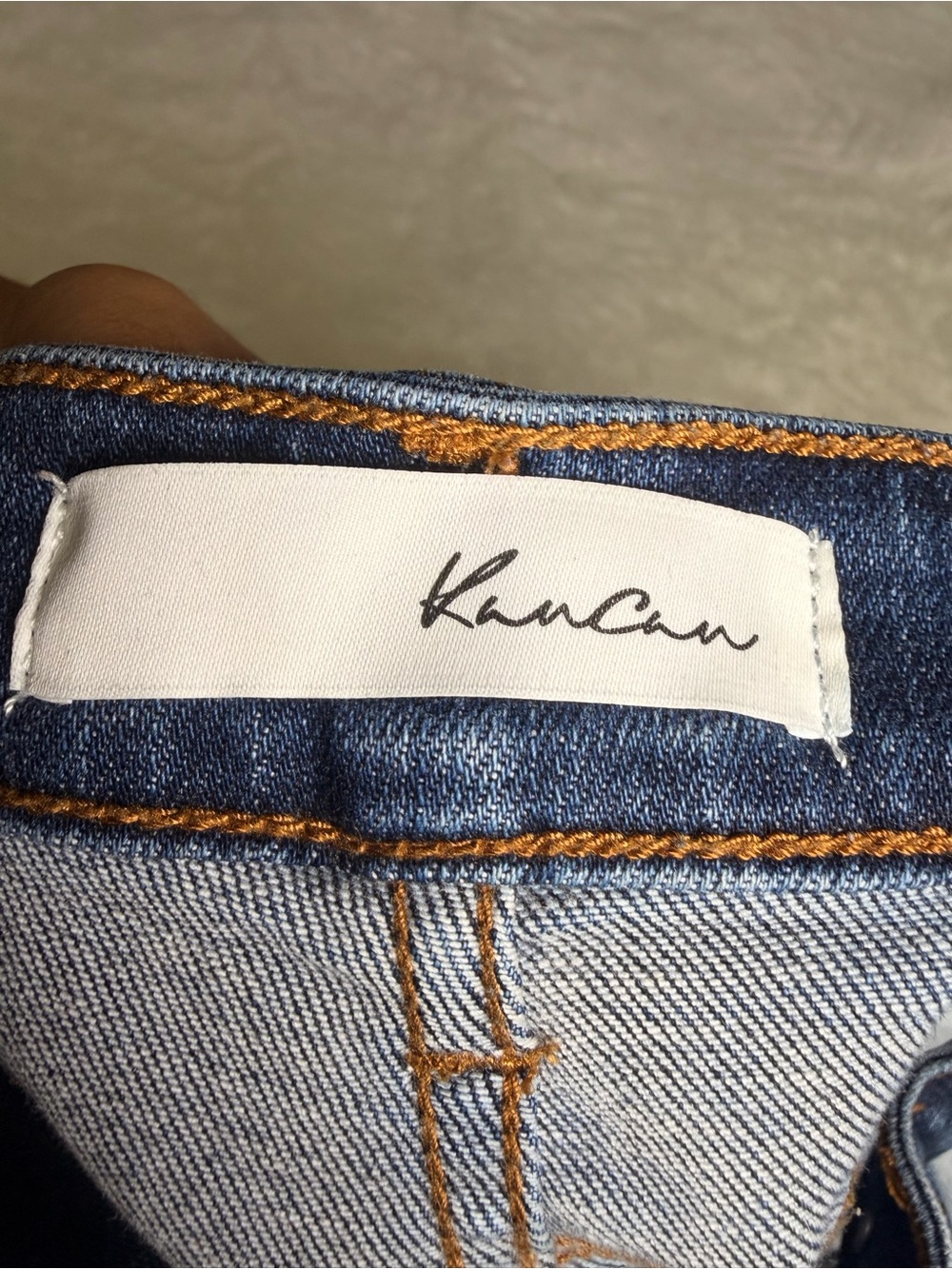 KanCan Dark Blue Distressed High-Rise Skinny Jeans - Picture 2 of 8